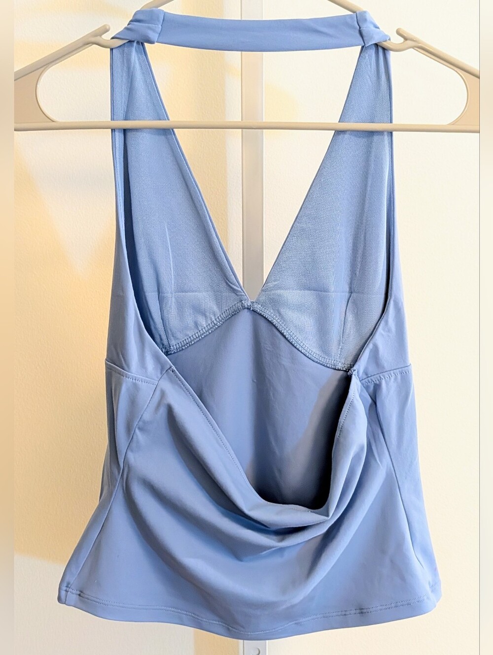 NWT Free People Still Here Halter Cami - Dusted Blue - Picture 4 of 5